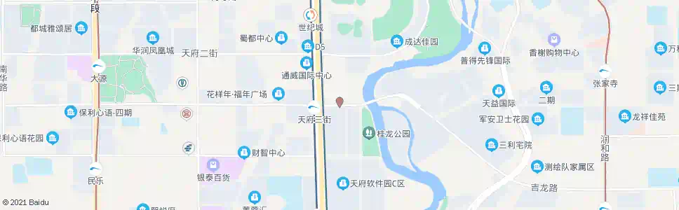 成都天华一路_公交站地图_成都公交_妙搜公交查询2024