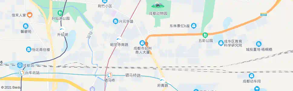 成都昭觉横路东_公交站地图_成都公交_妙搜公交查询2024