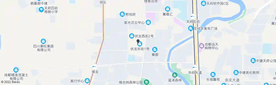 成都伏龙小区_公交站地图_成都公交_妙搜公交查询2024