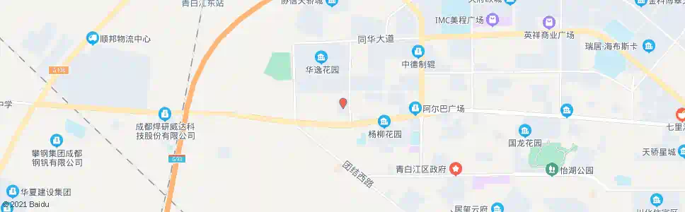 成都华逸馨园_公交站地图_成都公交_妙搜公交查询2024