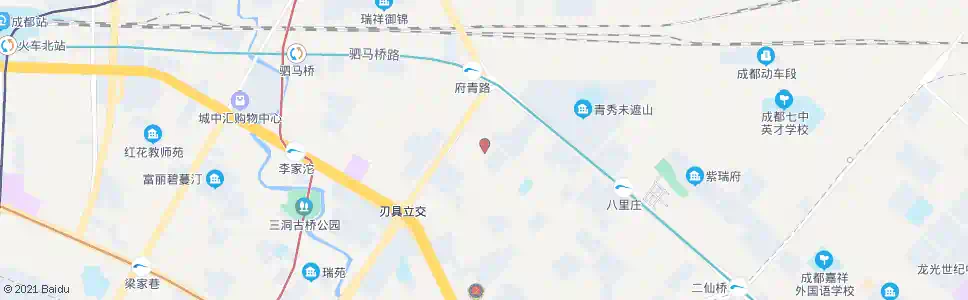 成都文德路南_公交站地图_成都公交_妙搜公交查询2024