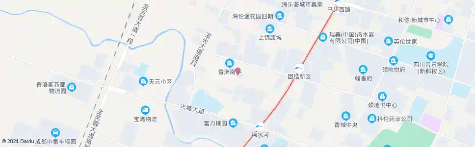 成都新化苑_公交站地图_成都公交_妙搜公交查询2024