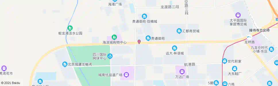 成都蛟龙港双九路口_公交站地图_成都公交_妙搜公交查询2024