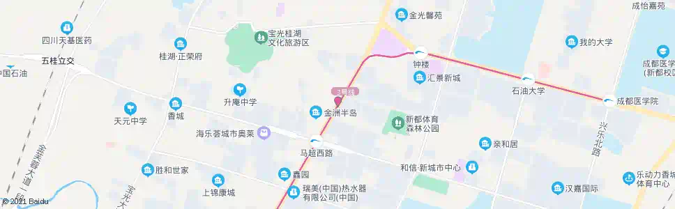 成都蓉都大道南一段_公交站地图_成都公交_妙搜公交查询2024