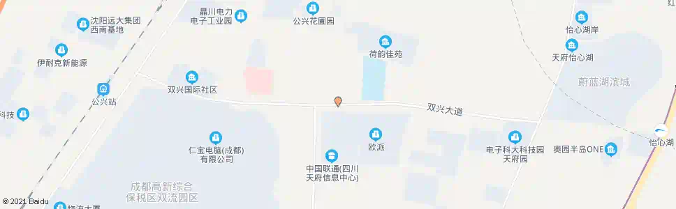 成都工业园东段双黄路口_公交站地图_成都公交_妙搜公交查询2024