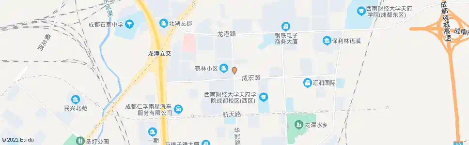 成都华冠路成宏路口_公交站地图_成都公交_妙搜公交查询2024