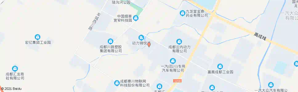 成都顶峰动力港_公交站地图_成都公交_妙搜公交查询2024