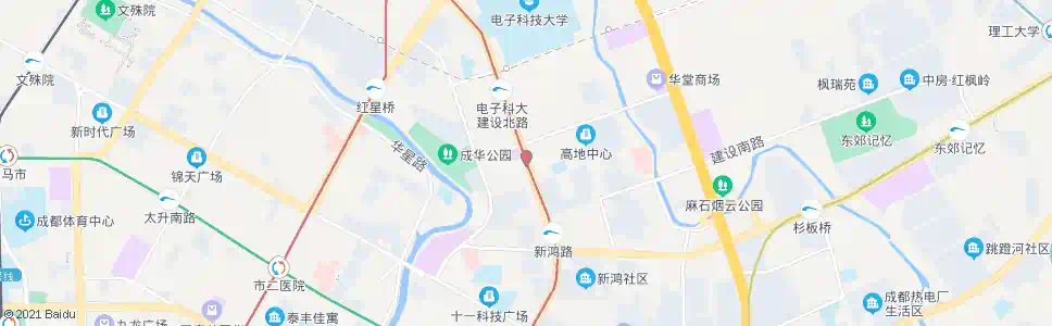 成都一环路建设路口_公交站地图_成都公交_妙搜公交查询2024