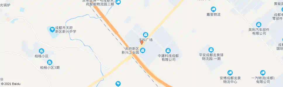 成都新兴工业园_公交站地图_成都公交_妙搜公交查询2024