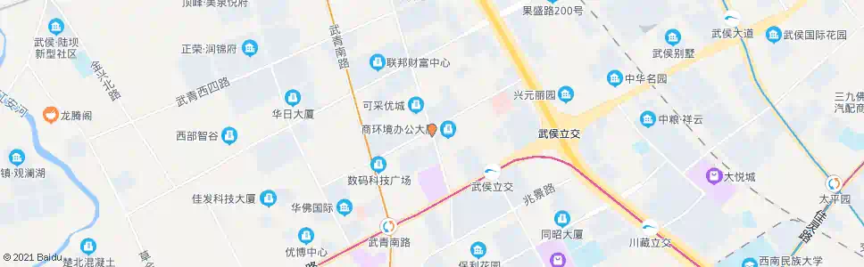 成都武兴二路_公交站地图_成都公交_妙搜公交查询2024