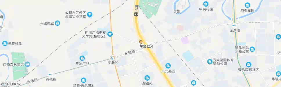 成都草金东路_公交站地图_成都公交_妙搜公交查询2024