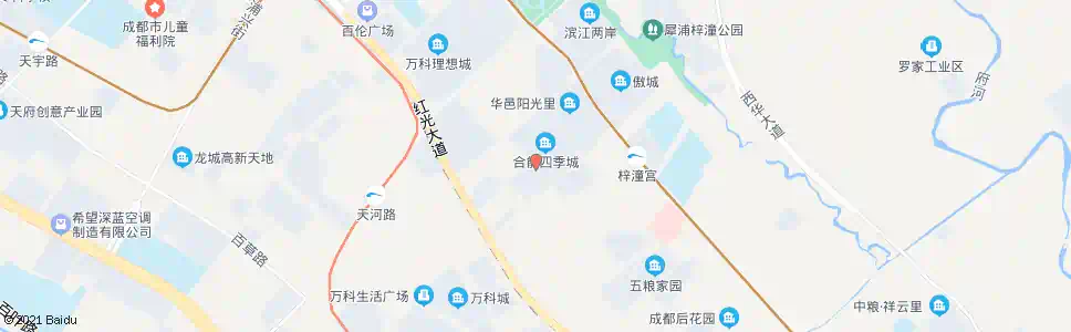 成都华都大道东一段_公交站地图_成都公交_妙搜公交查询2024