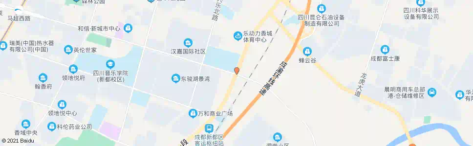 成都香城中学绕城路_公交站地图_成都公交_妙搜公交查询2024