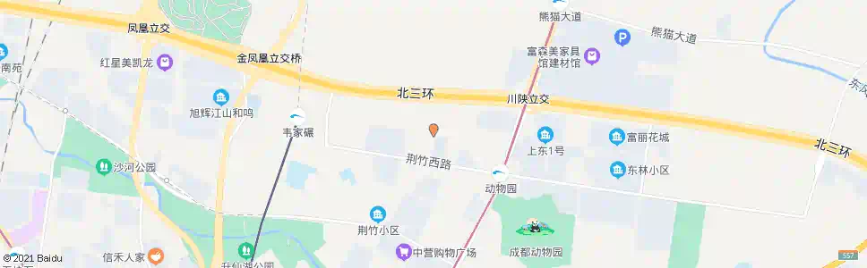 成都荆翠西路东_公交站地图_成都公交_妙搜公交查询2024