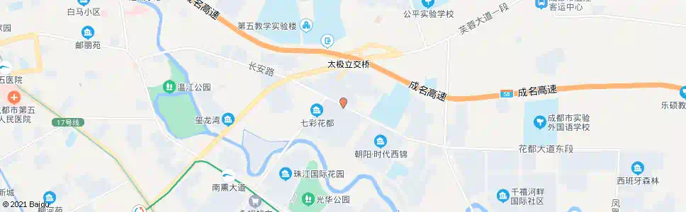 成都花都大道西段中_公交站地图_成都公交_妙搜公交查询2024