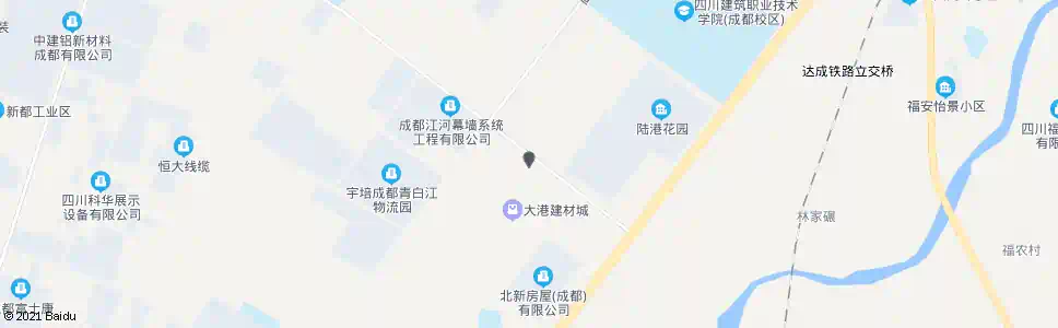 成都大港建材城6号门_公交站地图_成都公交_妙搜公交查询2024