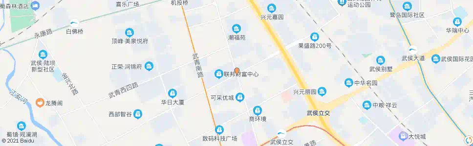 成都武兴二路北_公交站地图_成都公交_妙搜公交查询2024