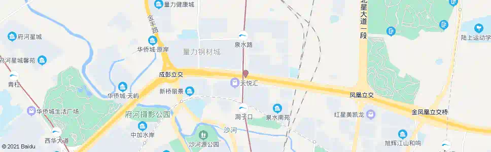 成都北三环路二段东内侧_公交站地图_成都公交_妙搜公交查询2024