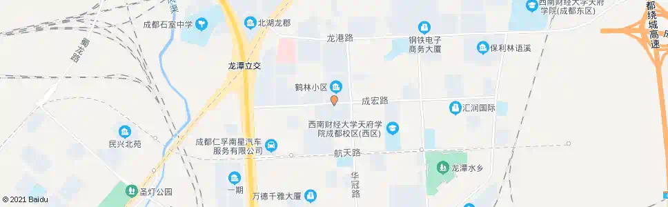 成都鹤林小区_公交站地图_成都公交_妙搜公交查询2024