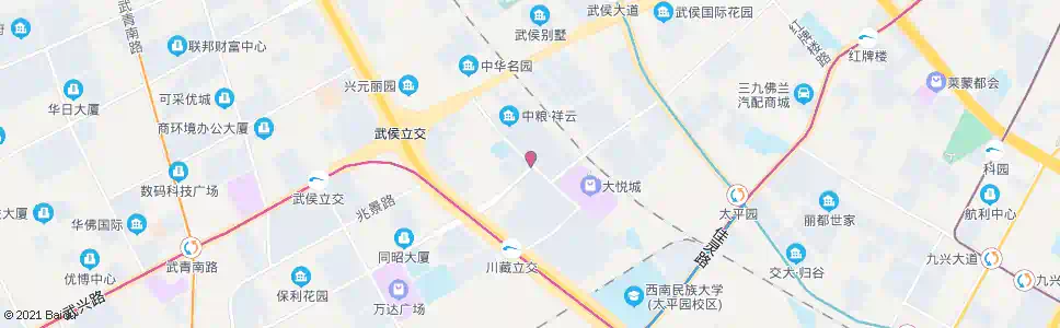 成都大悦路_公交站地图_成都公交_妙搜公交查询2024