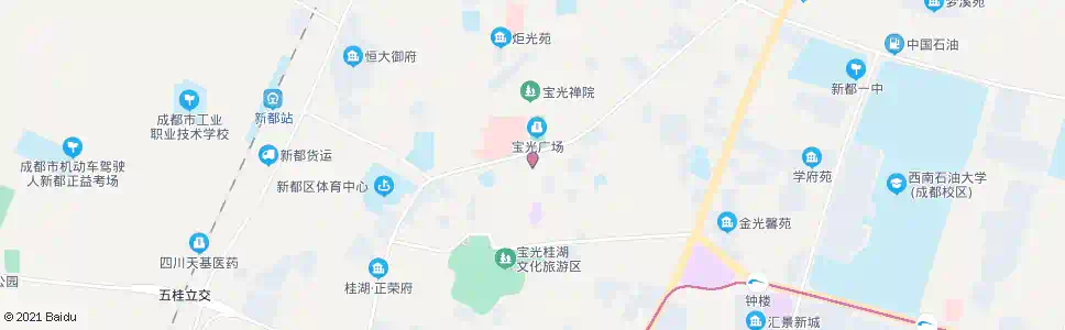 成都小北街口_公交站地图_成都公交_妙搜公交查询2024