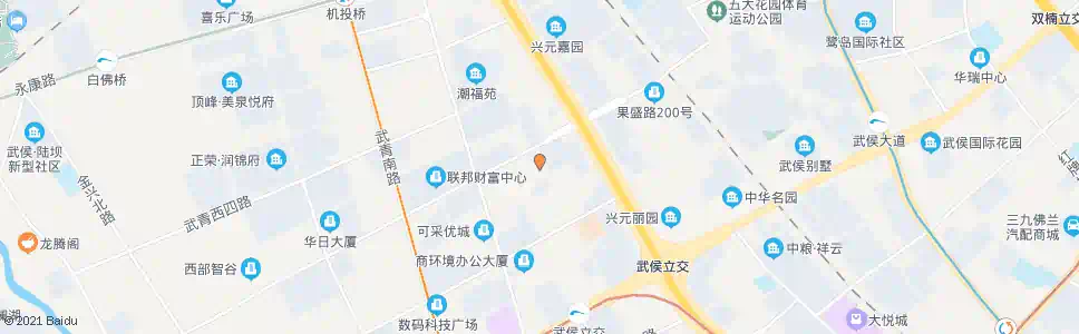 成都武兴一路北_公交站地图_成都公交_妙搜公交查询2024