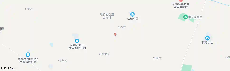 成都环河村_公交站地图_成都公交_妙搜公交查询2024