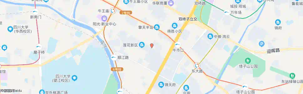 成都海椒市东街_公交站地图_成都公交_妙搜公交查询2024