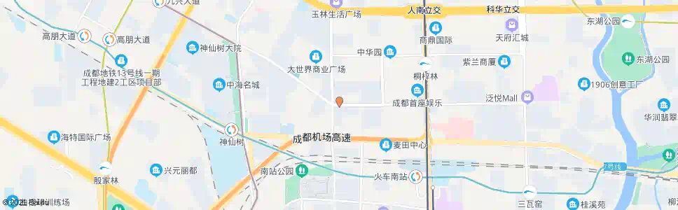 成都桐梓林南路_公交站地图_成都公交_妙搜公交查询2024