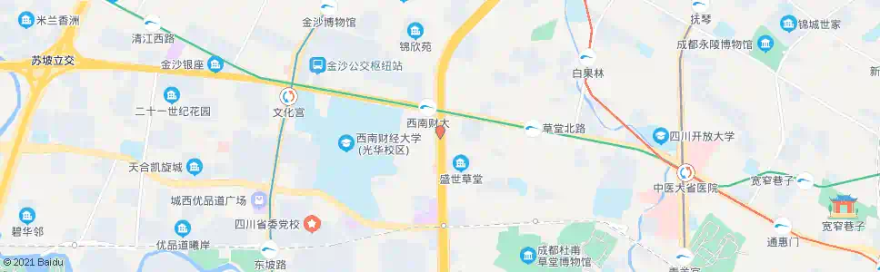 成都成温立交桥_公交站地图_成都公交_妙搜公交查询2024