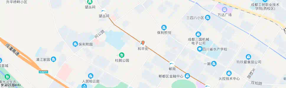 成都和平路_公交站地图_成都公交_妙搜公交查询2024