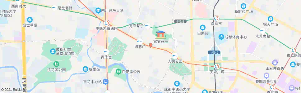 成都同仁路口_公交站地图_成都公交_妙搜公交查询2024