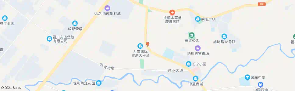 成都马鞍村_公交站地图_成都公交_妙搜公交查询2024