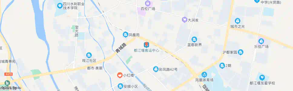 成都都江堰客运中心_公交站地图_成都公交_妙搜公交查询2024