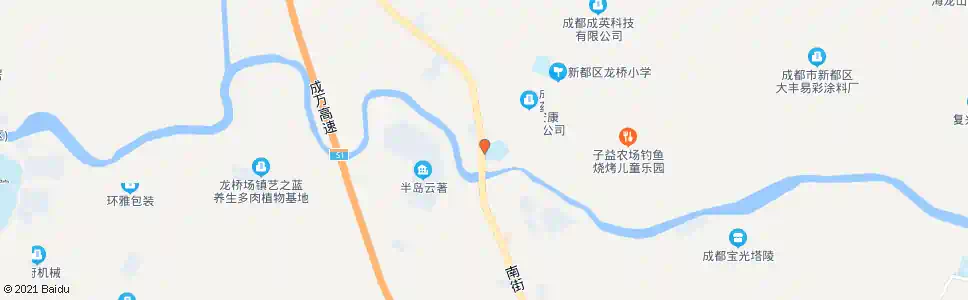 成都龙桥中学_公交站地图_成都公交_妙搜公交查询2024