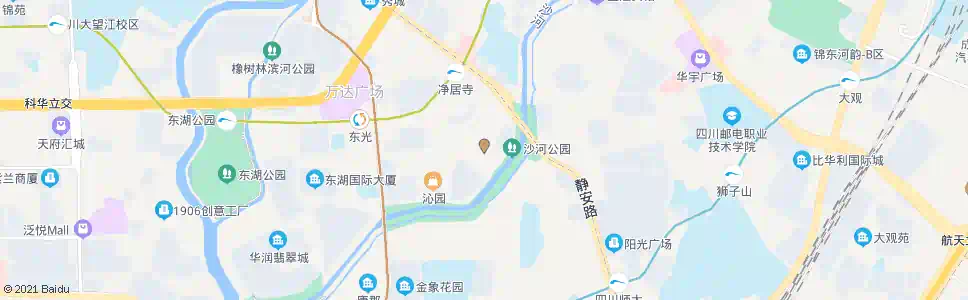 成都观音桥街_公交站地图_成都公交_妙搜公交查询2024