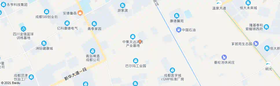 成都新华大道一段_公交站地图_成都公交_妙搜公交查询2024