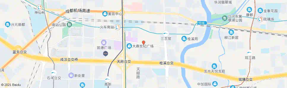 成都和平小区_公交站地图_成都公交_妙搜公交查询2024