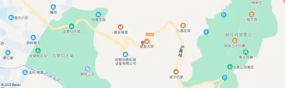 成都山泉政府_公交站地图_成都公交_妙搜公交查询2024