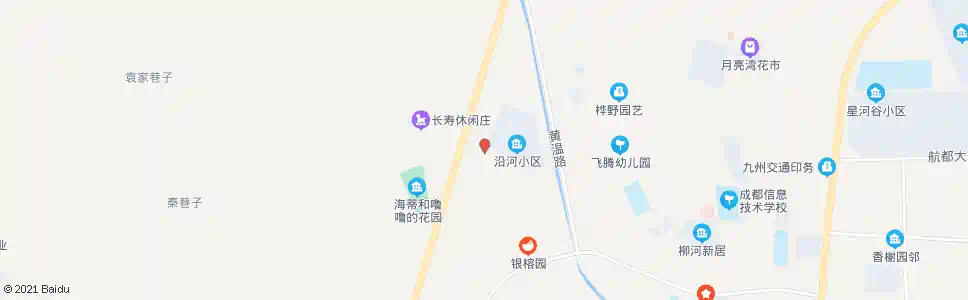 成都沿河村新区_公交站地图_成都公交_妙搜公交查询2024