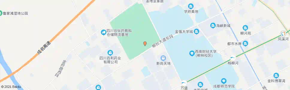 成都中医药大学南门_公交站地图_成都公交_妙搜公交查询2024