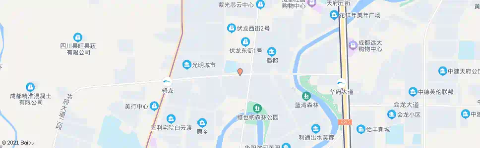 成都华府大道益州大道口_公交站地图_成都公交_妙搜公交查询2024