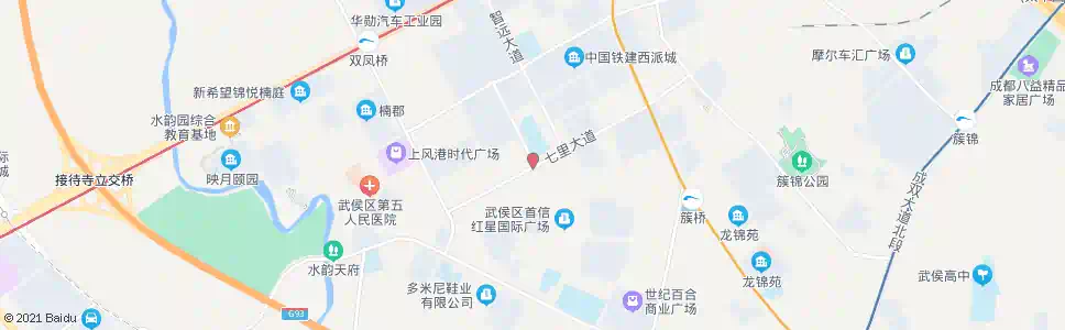 成都七里大道金兴南路口_公交站地图_成都公交_妙搜公交查询2024