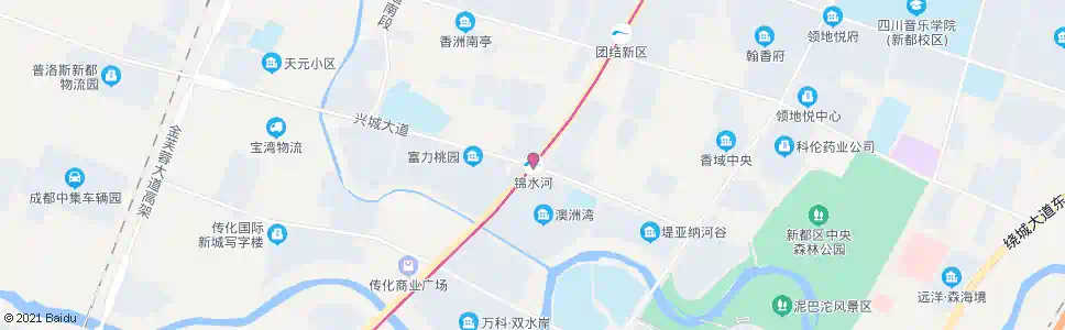 成都锦水河_公交站地图_成都公交_妙搜公交查询2024