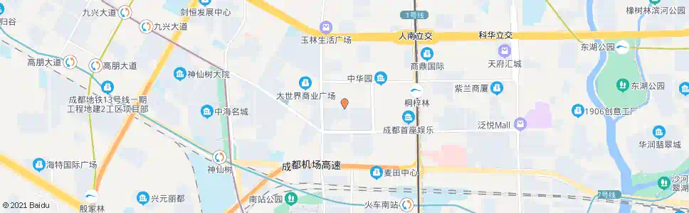 成都桐梓林中路西_公交站地图_成都公交_妙搜公交查询2024