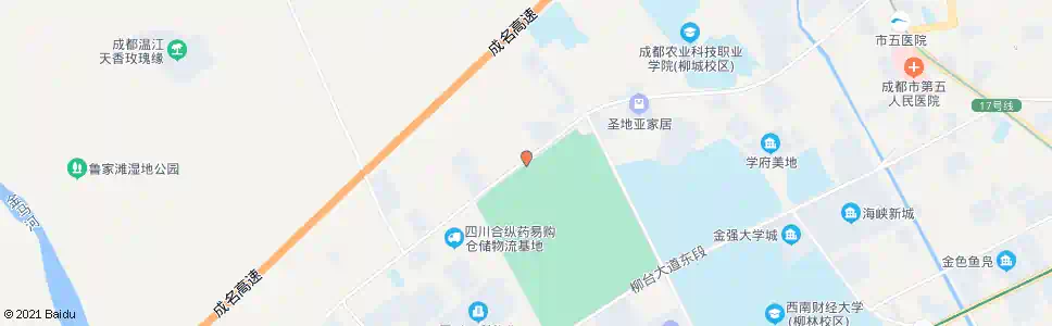 成都中医药大学北门_公交站地图_成都公交_妙搜公交查询2024