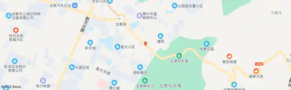 成都燃灯寺路口_公交站地图_成都公交_妙搜公交查询2024