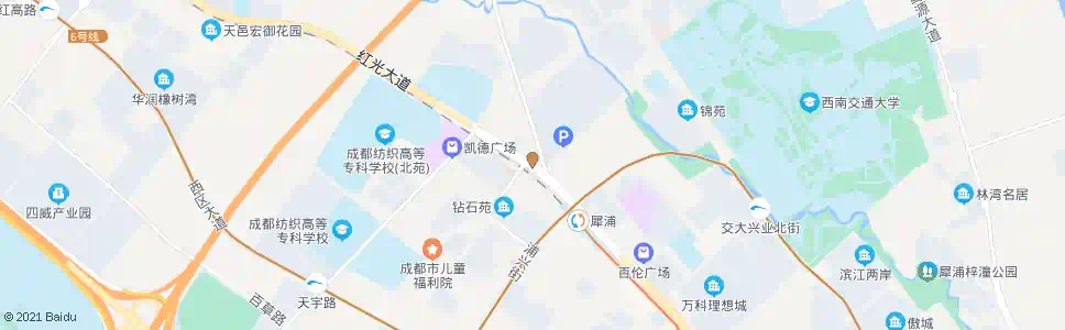 成都红光大道犀团路口_公交站地图_成都公交_妙搜公交查询2024