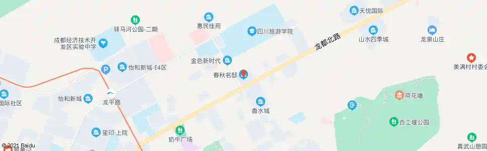 成都春秋名邸_公交站地图_成都公交_妙搜公交查询2024