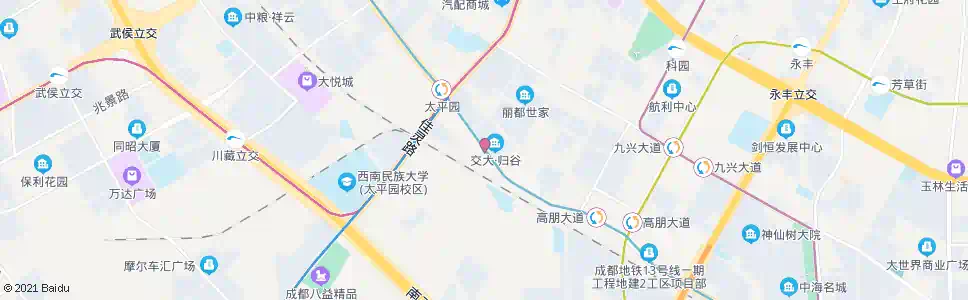 成都武阳大道三段_公交站地图_成都公交_妙搜公交查询2024